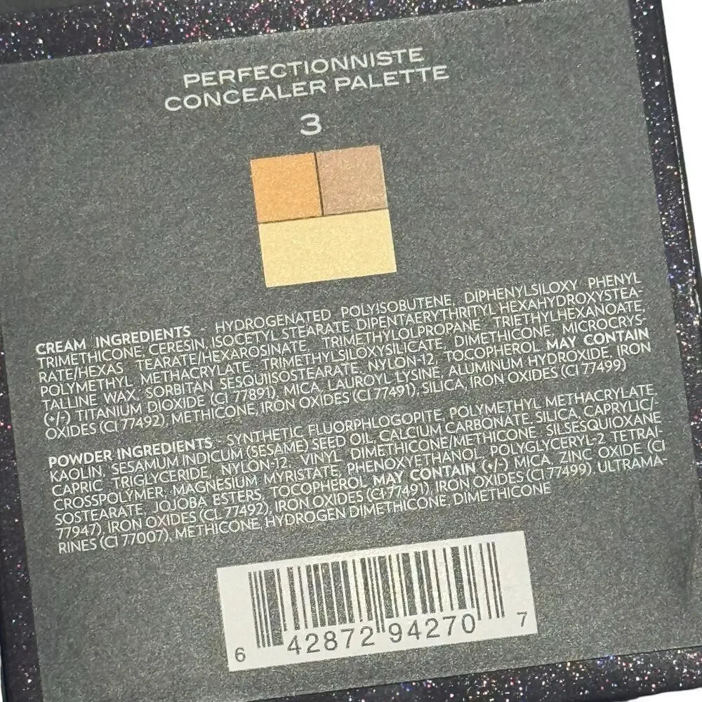 Surratt Warm Peach /Light Tan /Yellow Powder Perfectionniste Concealer Palette 3